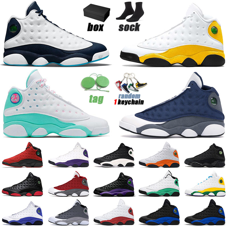13 13S Jumpman Basketball Shoes XIII Mens Womens Dark Powder Blue Flint Red University Gold Del Cap And Gown Black Cat Lakers Playground Sports Snea