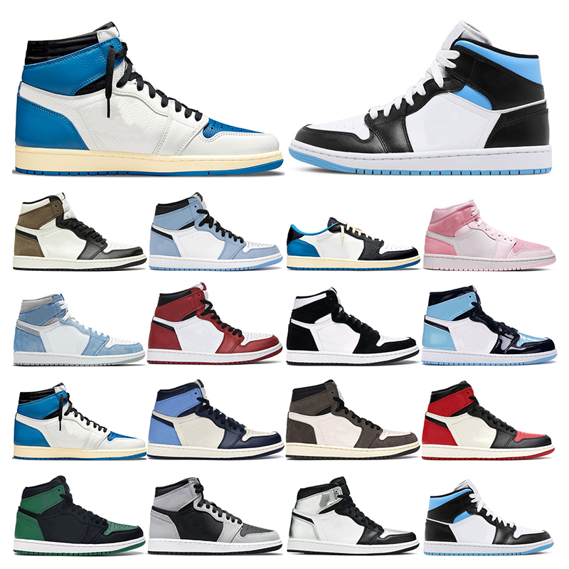 

men basketball shoes 1s women Hyper Royal Dark Mocha shadow 2.0 Obsidian Silver Toe Chicago mens sports sneakers trainers size 5.5-12, 30 tie dye