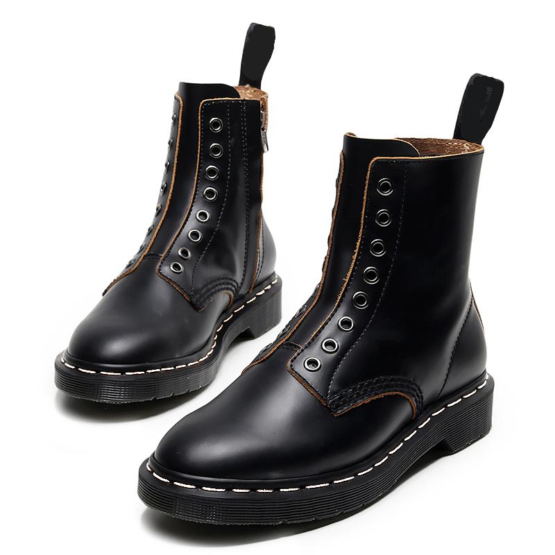 Bottes de haute qualité femme de la cheville de la cheville de mode Mujer Couple Zipper Casual Shoes