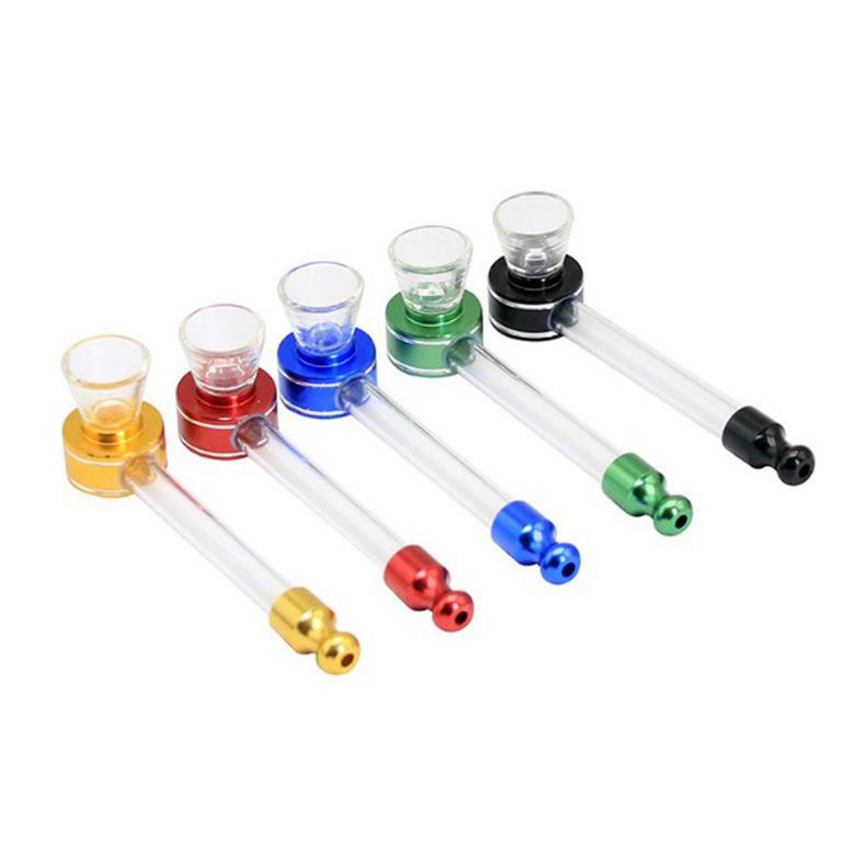 

Practical metal glass aluminum alloy pipe 108mm cigarette accessories for smoking