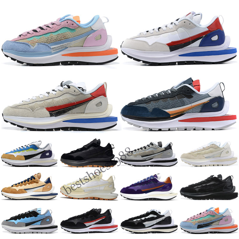 

Pegasu LDV Waffle Mens Womens Running Shoes Daybreak Dark Iris Sesame Blue Void Black Gum Sail Summit White Nylon Sport Sneakers Trainers, Color 19