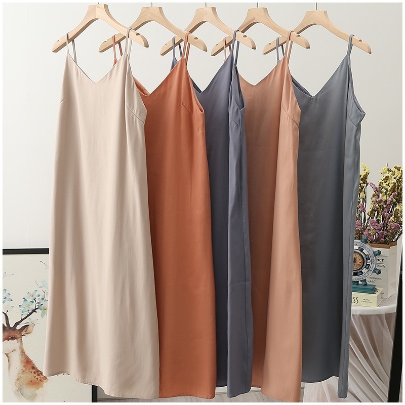 

2021 New Spring Summer Women Satin Casual Luxury Shiny Sun Vintage Imitation Silk Fashion Natural Zippers Solid Oryj