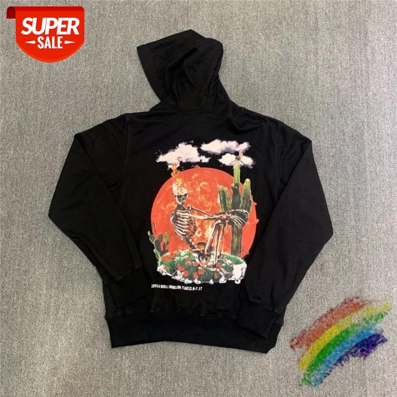 

2020fw Travis Scott Cactus Jack Houston Concert Hoodie Women Men Top Quality Cactus Jack Pullover Hooded #wz5o, Black