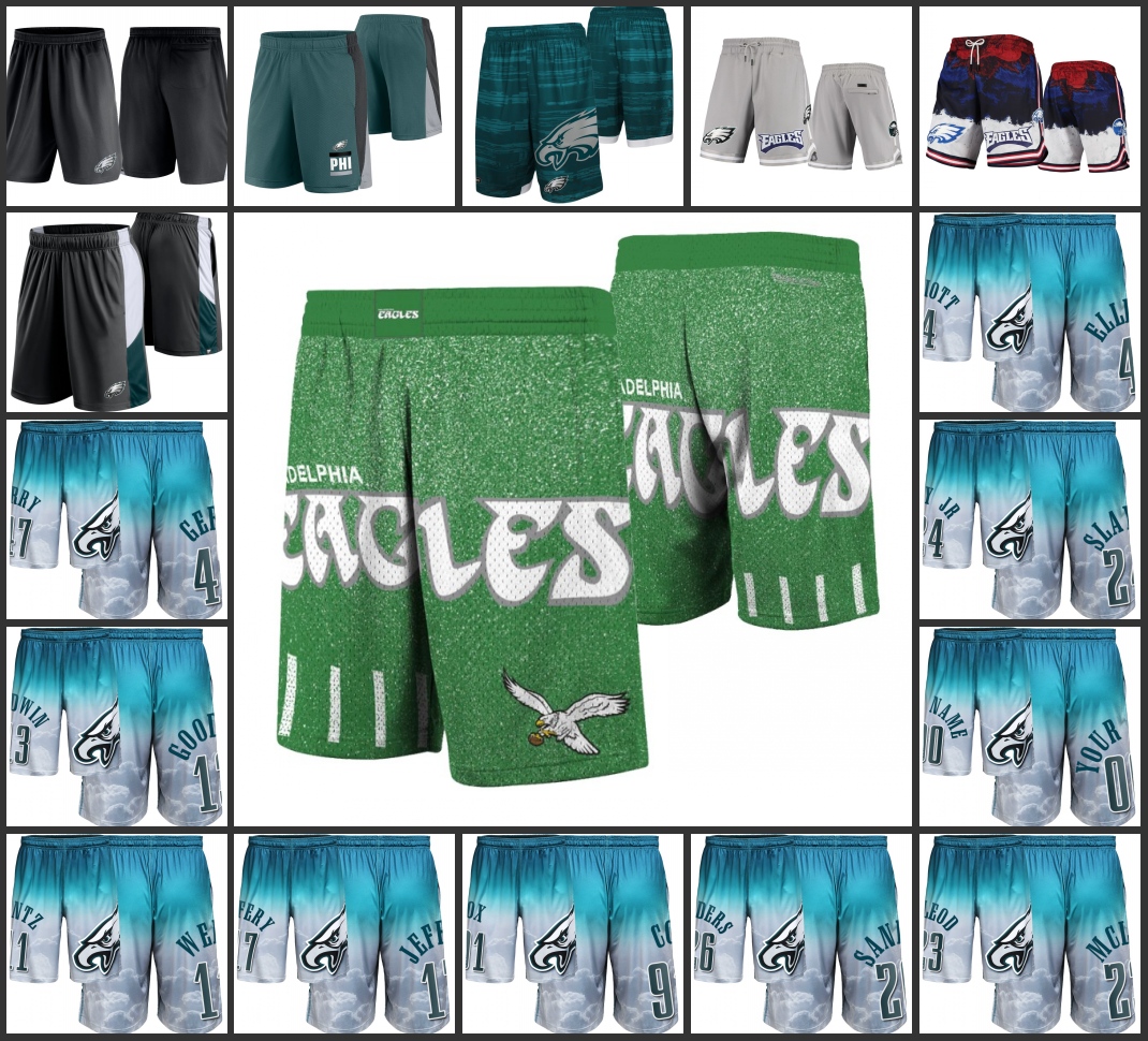 

Men Philadelphia''Eagles''Green Jumbotron Gray Pro Standard Core Navy Red Pro Standard Americana Shorts