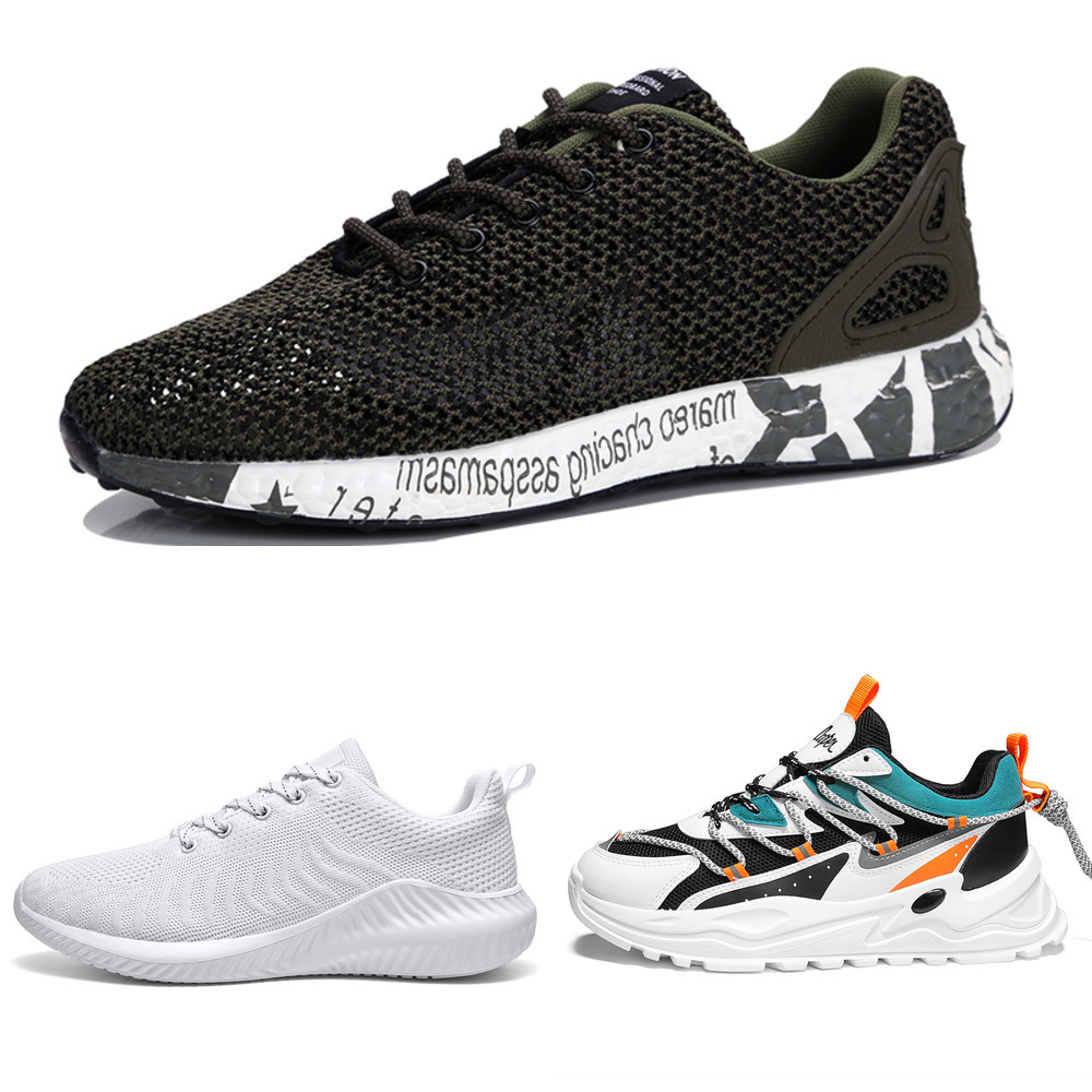 

Casual Shoes Mens Womens All Black Pink Purple White Red Blue Green Trainers Men Women Outdoor Sports s EUR 36-45XVM4, Dark khaki