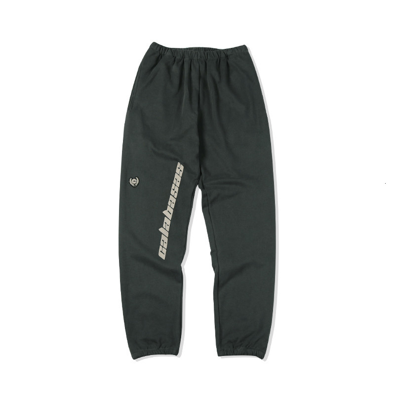 

2021 New Latest Top Hip Hop Kanye West Season 6 Calabasas Sweatpants Men Women Embroidery Kardashian Trousers Cotton Fashion Pants Zbjr