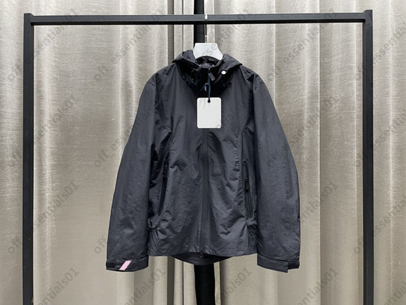 

Monclair Full body waterproof fabric mens jacket Big tongue Casual Windproof jackets Designers Men S Clothing a, Black;brown