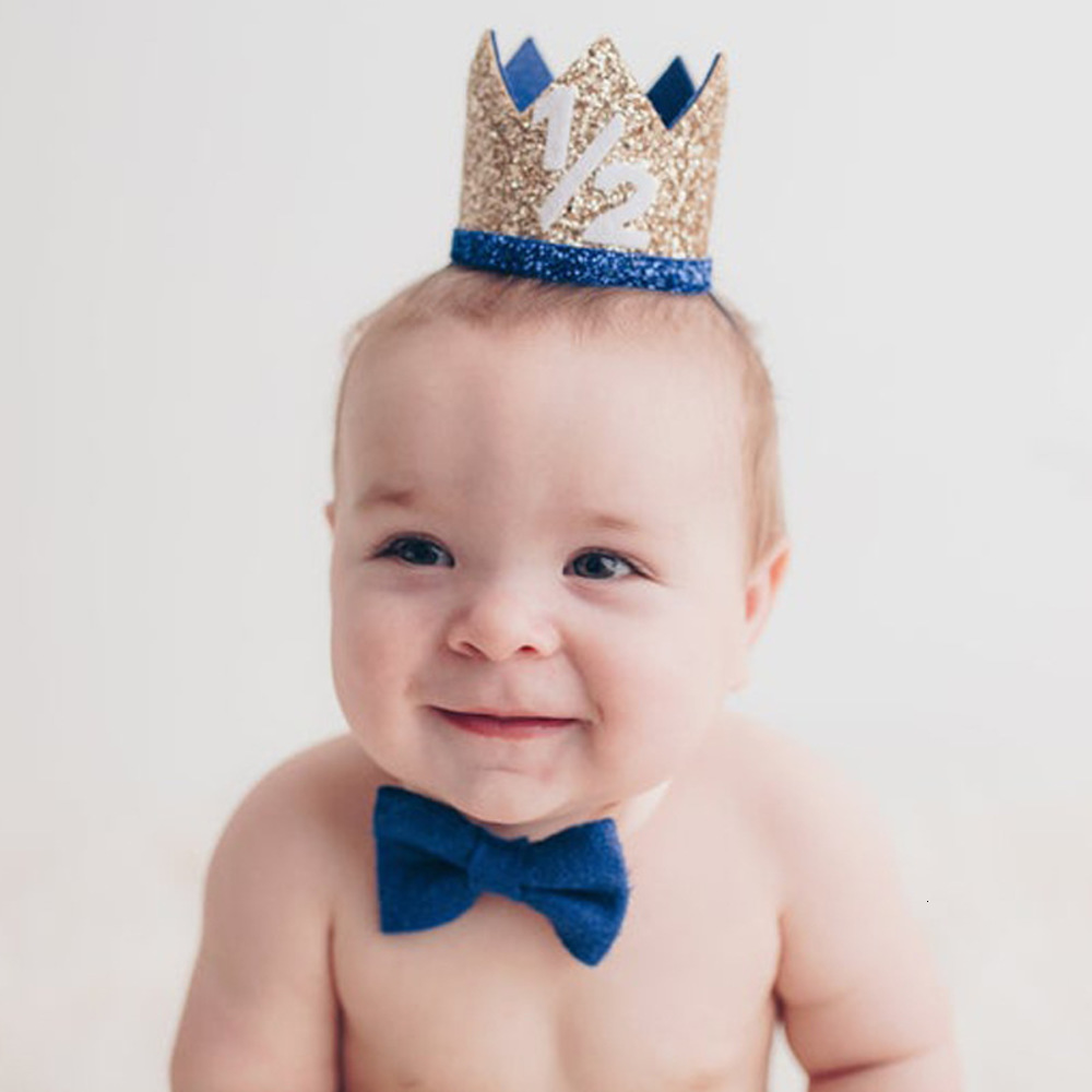 

Children's crown bow set party accessories hat, Yellow