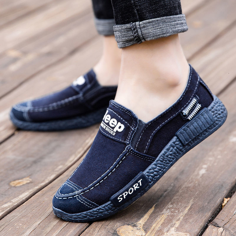 

Spring Summer Loafers Lace Up to Soft Leisure Vulcanize Men's Flat Shoes K09 Kcv9, Blue