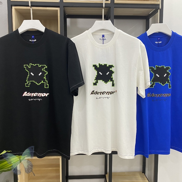 

2021 Arrival T-shirt Men Women Suture Blue Spring Summer, Ad3hei