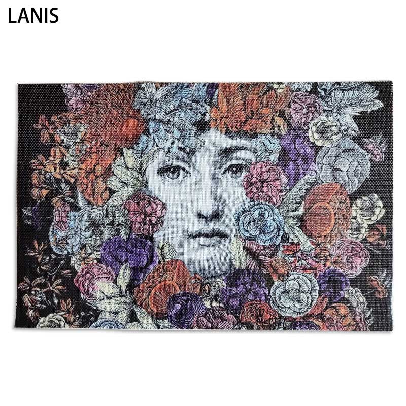 

New Europe lina Mat Textilene Tea Party Decorations Mat Plastic Placemats Eco-Friendly Trivet Manteles Individuales