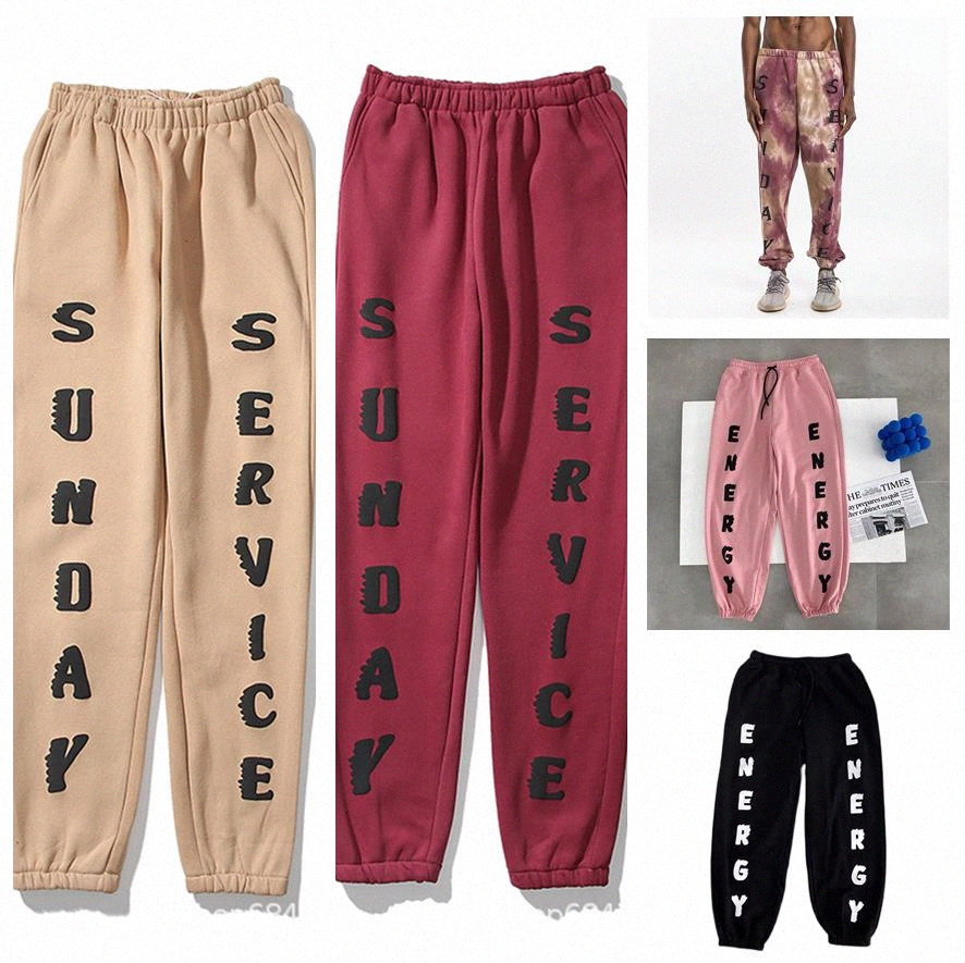 

Loose print jeans mens kanye west pants trousers sunday oversized large size handsome men wear couple Reflective Sweatpants Casual Hip Hop C, Black