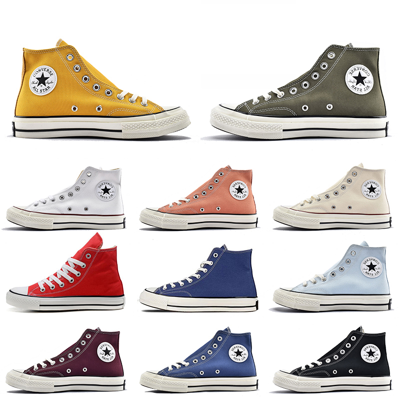 

Top Fashion Women Mens Canvas Designer Shoes Convorse 1970s 70s Hi Parchment Comme des Garcons Casual Shoe Sports Trainers Sneakers