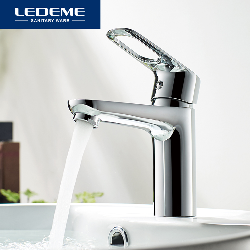 

Bathroom Sink Faucets Basin Tap Handle Hollow Brass Vessel Water Mixer Finish Chrome Modern Waterfall L1049 87oz