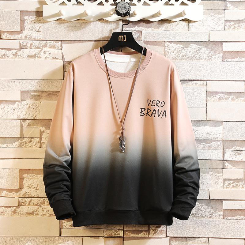 

Men's Hoodies & Sweatshirts Autumn Spring 2021 Sweatshirt Mens Black White Hip Hop Punk Pullover Streetwear Casual Fashion Clothes Plus OVER, Blue