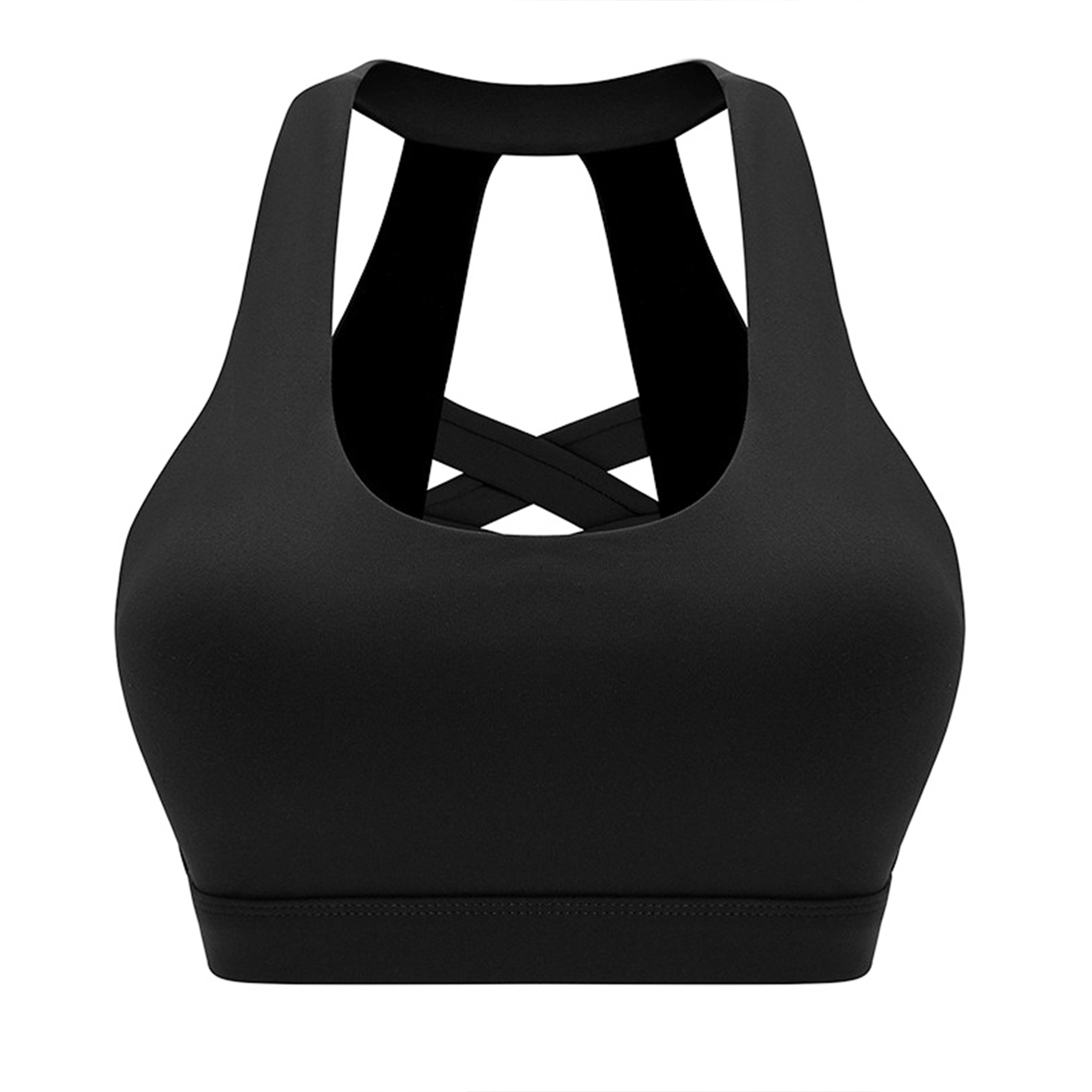 

Women' Yoga Underwear, Sports Bra, Style Fashion, Cross-cut back,Comfortable and Breathable, White