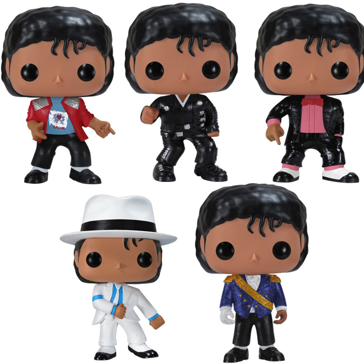 

Lot Styles Funko Pop Figures Michael Jackson BEAT IT BILLIE JEAN BAD Action Figure Toys Gift Collectible Model, Customize