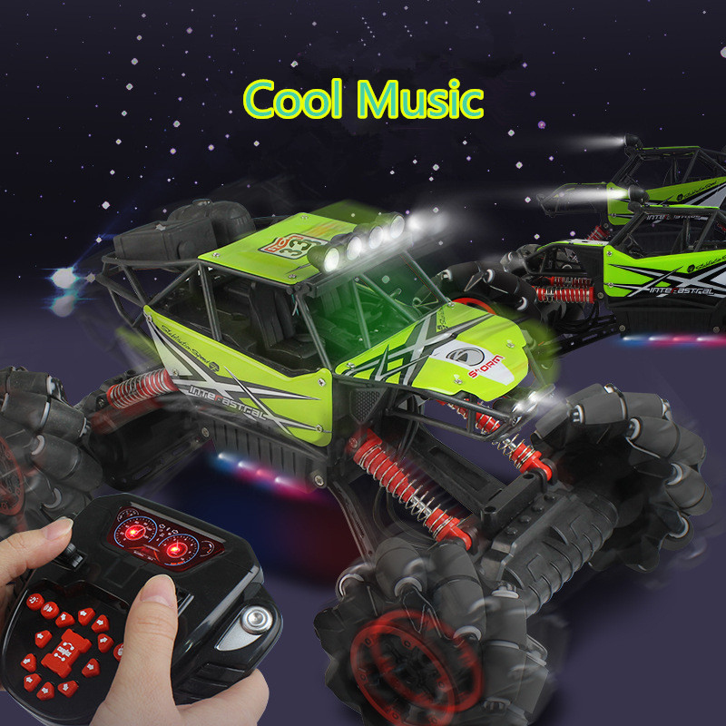 

2019 New 2.4G 112 4WD Climbing Off-Road RC Car With Cool Music Buggy monster Drift car With 3pcs Battery 45 degree drift Car to