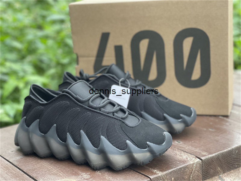

Mens Running Shoes Sports NO400 DRKLSA Black s Runner NYLON uppers thick midsole rubber outsole Sneakers Sport Size46