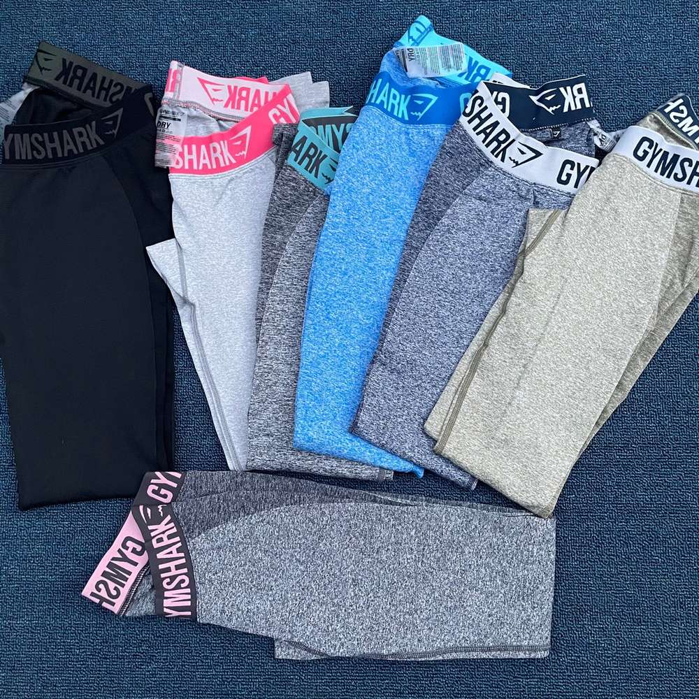 

Gym shark fitness women's training peach hip Yoga pants, Multi-color