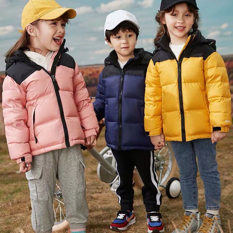 

Winter North Down Jacket Kids Fashion Classic Outdoor Warm Down Coat Zebra Pattern Striped Letter Print Puffer Jackets Multicolor Comfortable Clothes Face, I need look other product