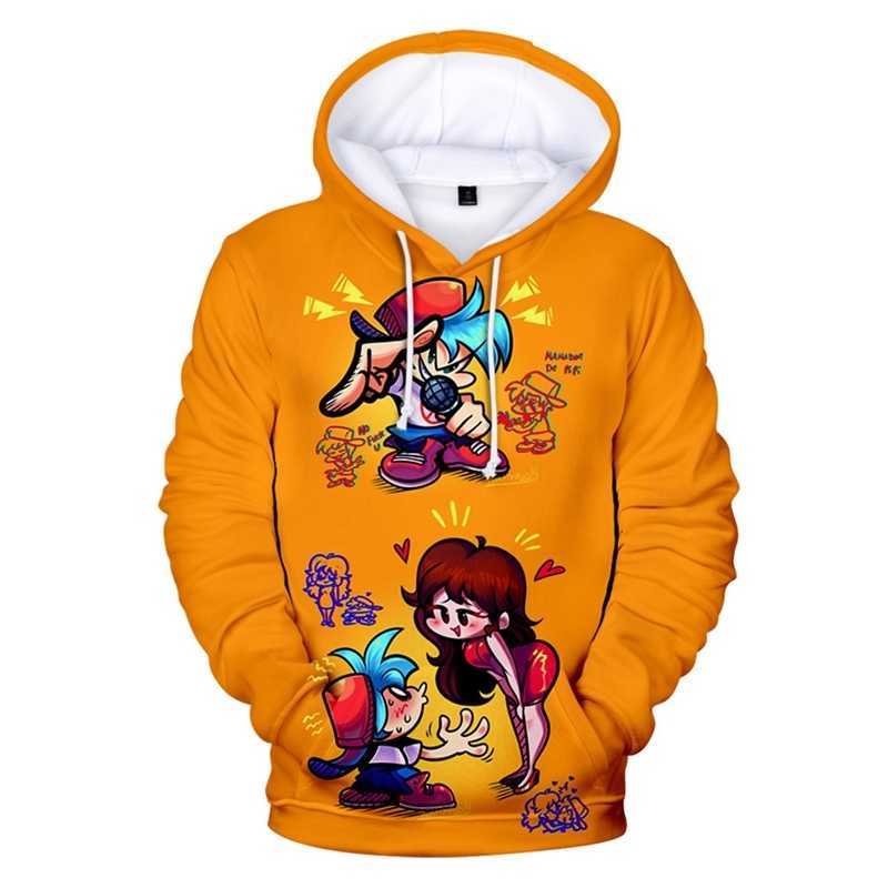 

Friday night funkin loose color printing Hoodie for men and women around funk, 8 styles