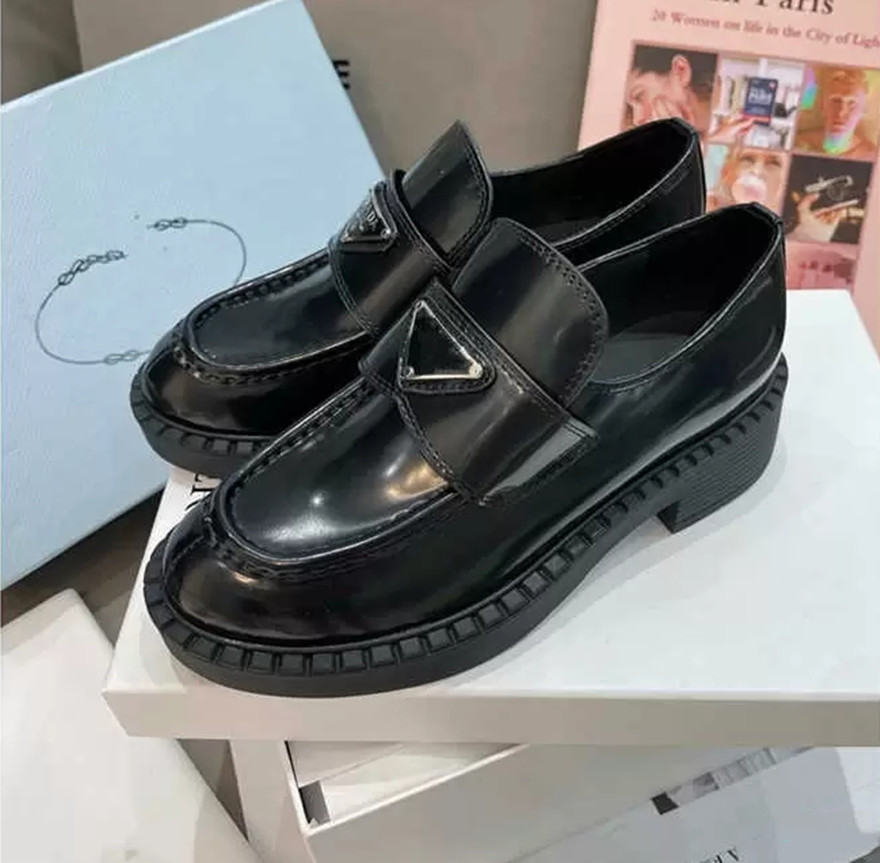 

[With Box] Women Shoes sports shoe Luxury arrival wedding party shoes high quality leather shoe platform sandal Fashion business formal loafer social chunky shoes