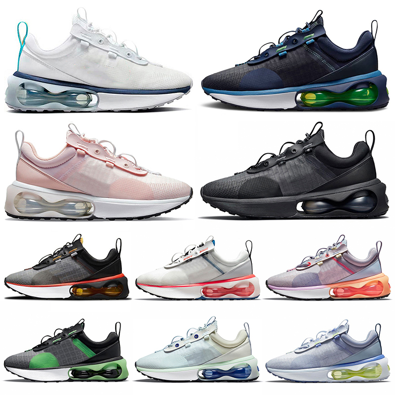 

2022 Knit Mesh Max-2021 men women Running Shoes Obsidian Lime Glow Black Gold White Barely Rose Green Venice Triple Black trainers sports sneakers size 45, D18 36-40