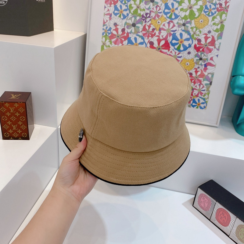 

2021 lastest Fashion brand designers Bucket Hat Cap for Men Woman Baseball Caps fisherman buckets hats patchwork Letter High Quality Sun Visor MZ25, Khaki