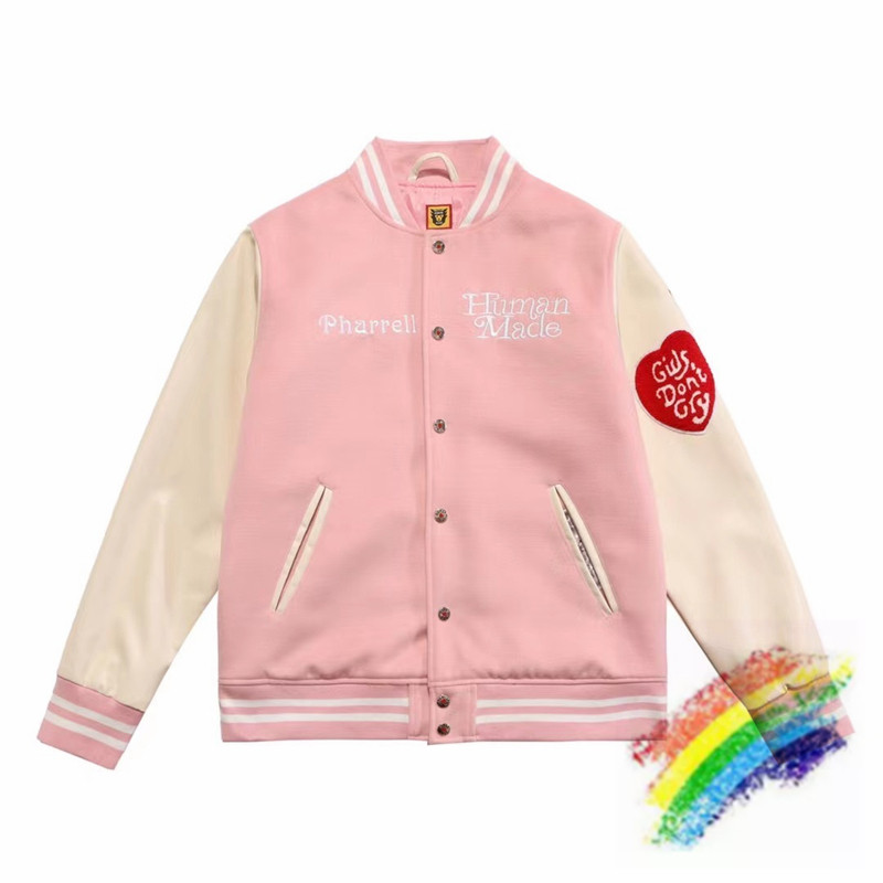 

Jacket Men Women 1 High-Quality Embroidered Jackets Patchwork Coat