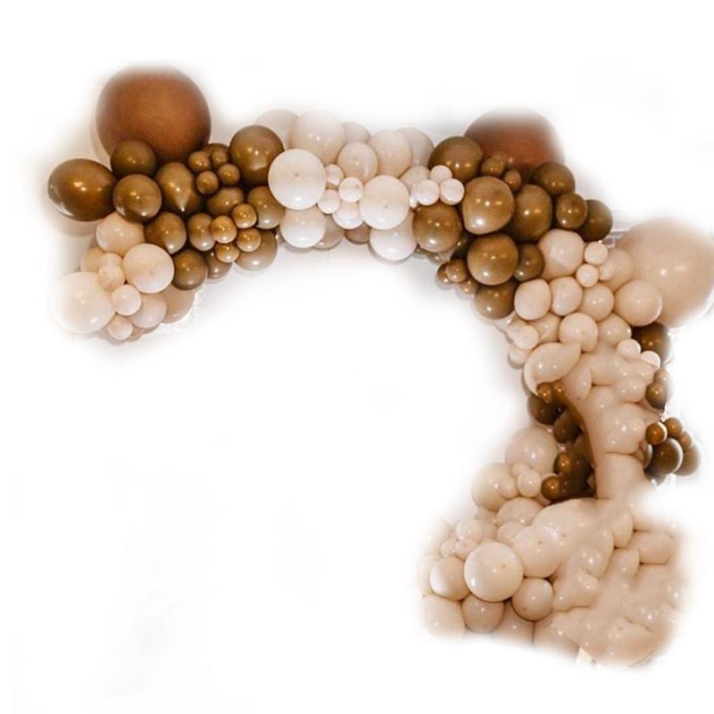 

Party Decoration 136Pcs Double Coffee Balloons Garland Kits,Double Skin Latex Balloon Arch For Birthday/Wedding/Baby Shower Decor
