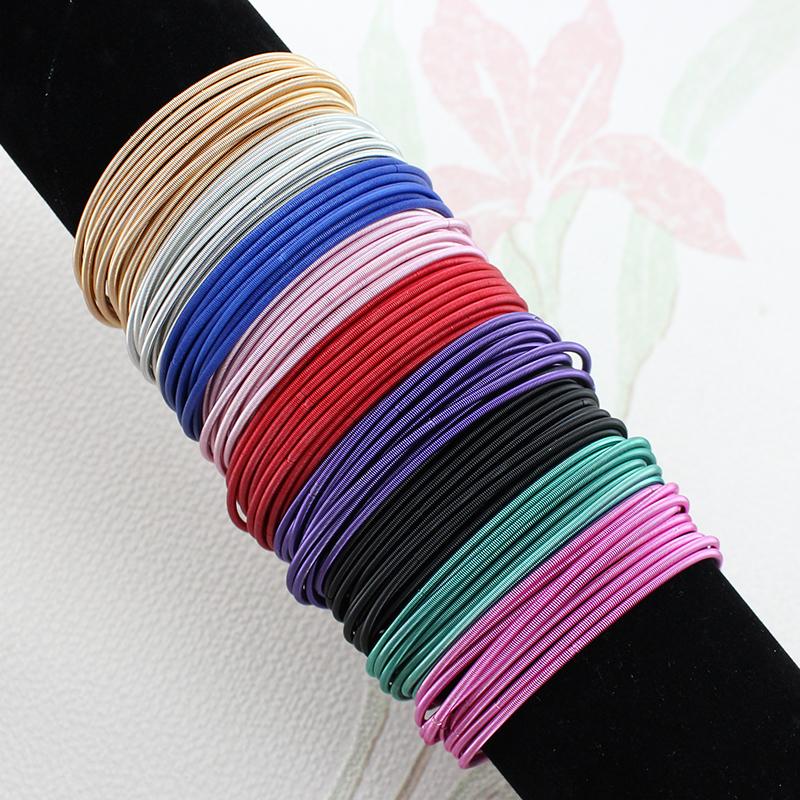 

Bangle Women's Jewelry Wire Diameter 1.7mm Spring Carbon Steel Multi-color Openable Tightening Screw Head Bracelet
