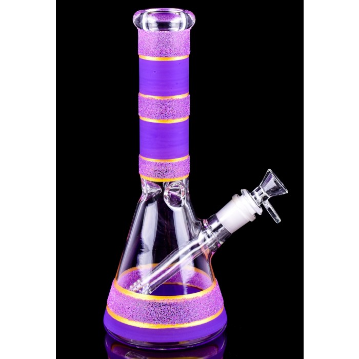 

Glow in The Dark Bong downstem perc Bubbler beaker Water bongs Smoke Pipe Bowl Accessories heady glass Dab Rigs With 14mm Joint Hookahs