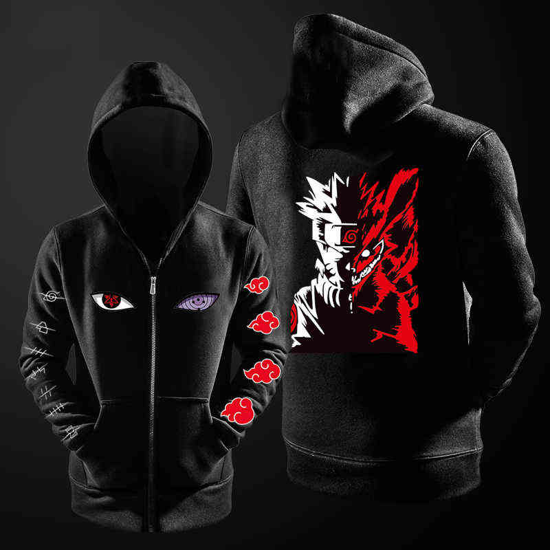 

Autumn Winter Casual Funny Print Goku Hoodie Men Black Cosplay Sweatshirt Costume Fleece Lined Mens Hoodies Jackets Y211122, Welcome