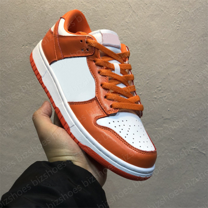 

Syracuse Low SP White Orange mens shoe Kentucky University Blue woman shoe Outdoor Trainers sneaker for man woman Skate board running shoe, Syracuse orange