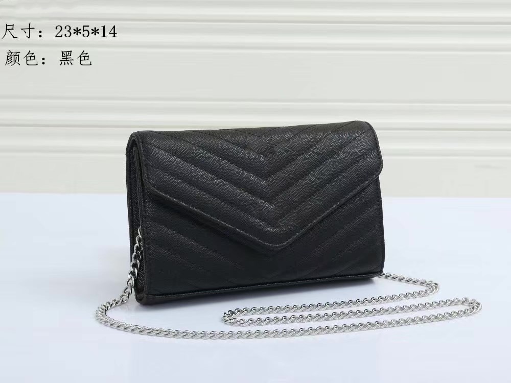 

Top Quality Fashion Shoulder Bags Women Chain Crossbody Handbags Lady Leather Handbag Purses Wallet Purse Female Messenger Bag Many Colors Chooes, Invoices are not sold separately