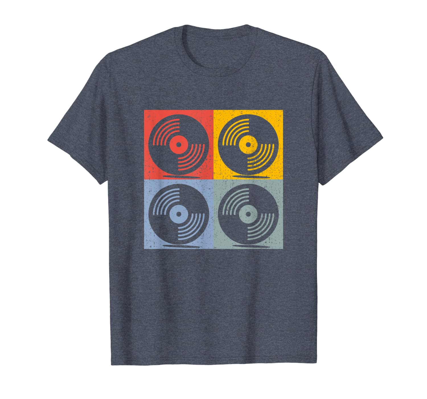 

Retro Vinyl LP Record T-Shirt | Vintage Vinyls Shirt Gift, White;black