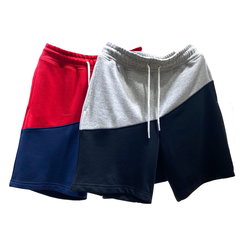 

Men tech fleece mens shorts pants of tracksuit pant print logo Splicing casual sport trousers special fabric Loose Street Leisure Fashion style tch black pure color, Red