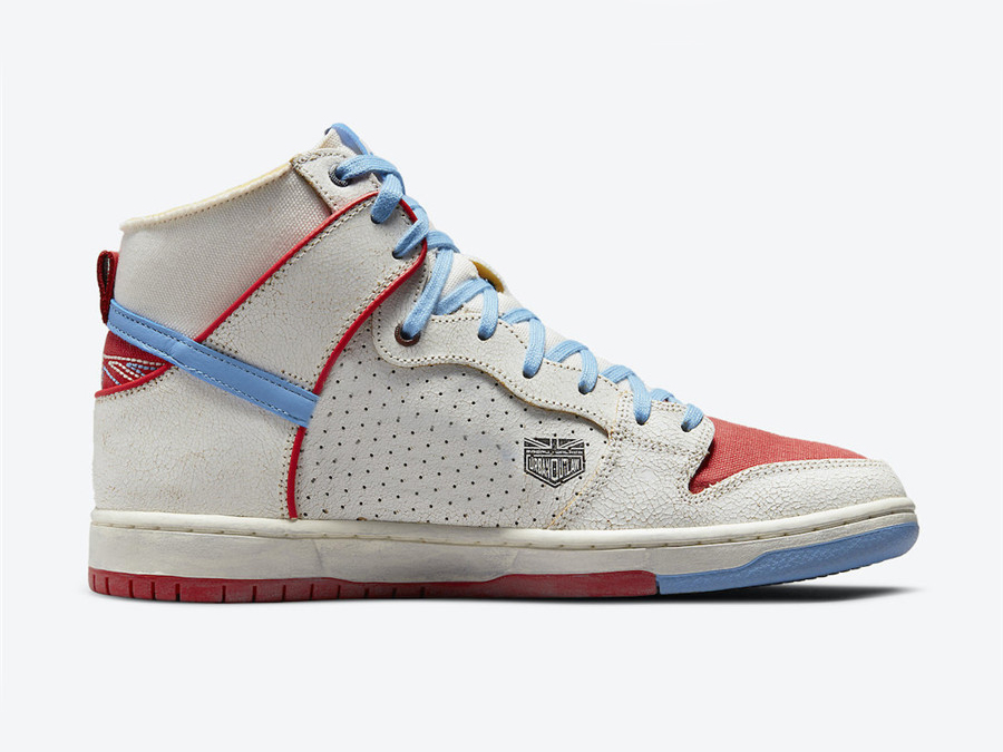 

2021 Release Ishod Wair x Magnus Walker x Dunk High Pro SB Urban Outlaw Outdoor Shoes Men Women 277 Red Blue White Sports Sneakers With Original Box DH7683-100