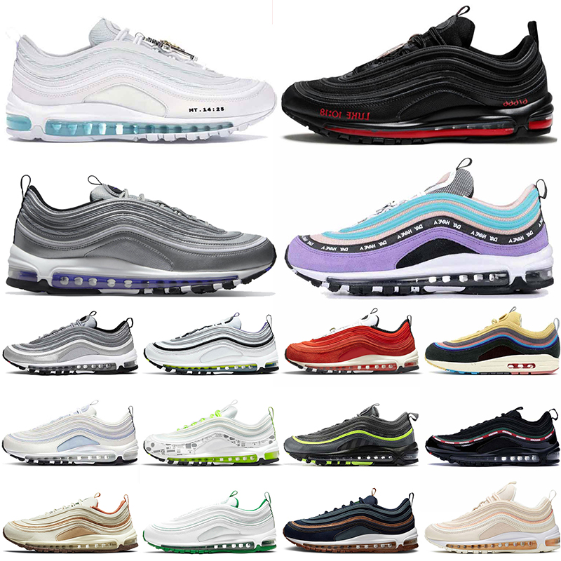 

Mschf Lil Nas x Satan Luke inri jesus 97s mens women running shoes big size 12 undefeated triple black purple bullet white off University Red trainer sports sneakers, A#6 the future 36-40
