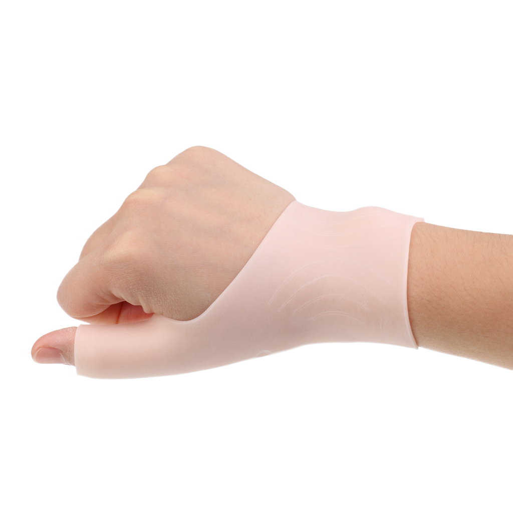 

Waterproof Thumb Support Brace for Left Right Hand Typing Pain, Black;red