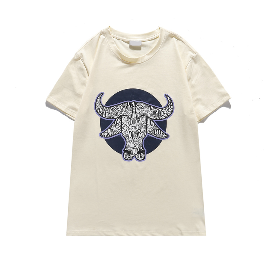 

Fashion animated printed letter clothing new product round neck men's printed T-shirt spring and summer T-shirt high quality male hairdresse