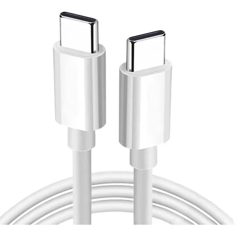 

Cables High speed USB-C TC-TC 1M 3ft Fast Charging Type C Cable Charger for Samsung Galaxy S8 S9 S10 note 9 Universal Data Charging Adapter, White