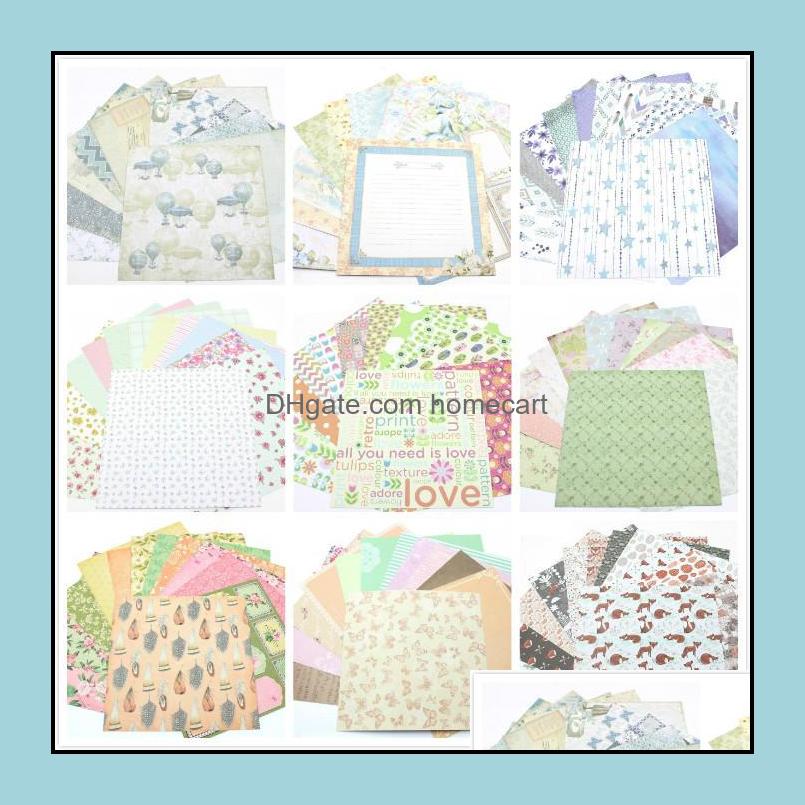

Other Arts, Gifts Home & Gardenother Arts And Crafts Ypp Craft 12Pcs 6" Single-Side Printed Mixed Pattern Creative Papercraft Art Paper Hand