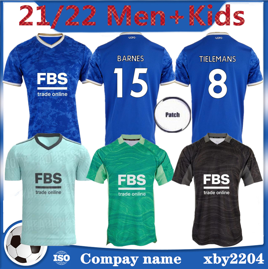 

21 22 Leicester Goalkeeper soccer jerseys VARDY IHEANACHO football shirts NDIDI Tielemans BARNES 2021 2022 city MADDISON fans player version Men B. Soumare kids KIT, White