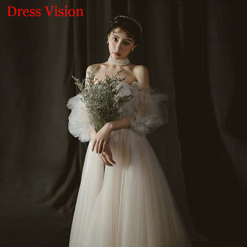 

2021 Light Wedding Off the Shoulder Soire Vestido Noiva Suknia Lubna Robe De Mariage Apcr, Same as image
