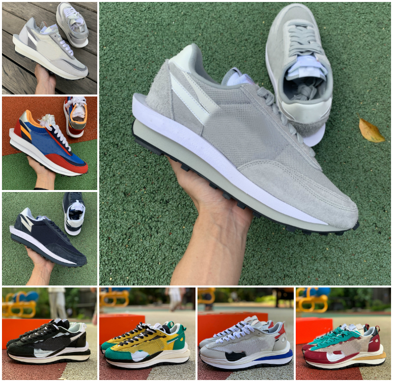 

Sacais Summit White Waffle LDV Running Shoes Daybreak Fragment Blue Void Wolf Grey Bright Citron Vaporwaffle Royal Red Green Gusto Black Nylon Orange Blaze Sneakers, Bubble package bag