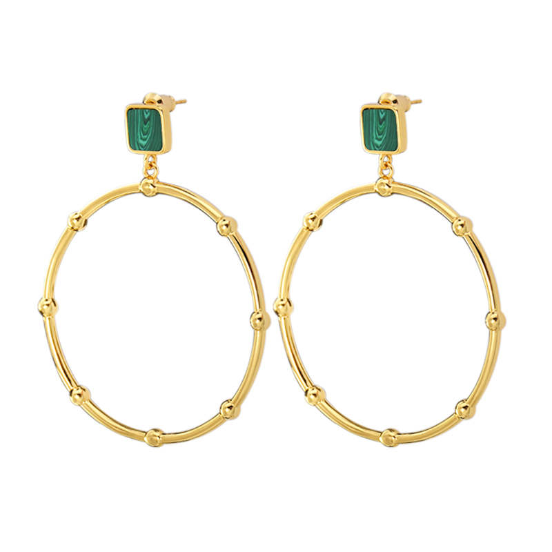 

Earrings For Women Big Circle Gold Color Stainless Steel Hoop Earrings Female Engagement Fashion Jewelry Wholesale Gifts Christmas Earring Charm