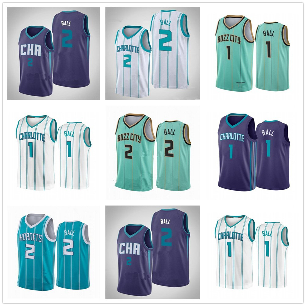 

2020 2021 Draft Pick 2 LaMelo Ball Jersey Mint Green Blue White New City Basketball Edition Man Good Quality Share to be partner, Colour 5
