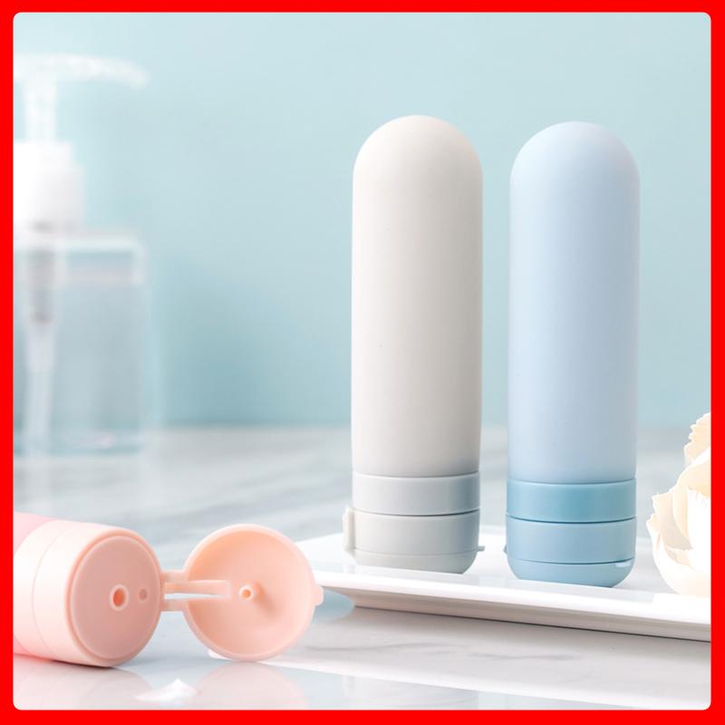 

CB088 Portable Refillable Bottles Harmless Silicone Cosmetics Bottle Travel Container Shower Gel Lotion Empty Bottle 45ML